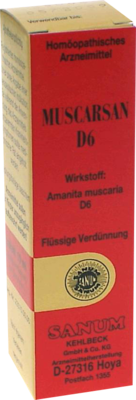 MUSCARSAN D 6 Tropfen 10 ml von SANUM-KEHLBECK GmbH & Co. KG