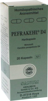 PEFRAKEHL D 4 Kapseln 20 St von SANUM-KEHLBECK GmbH & Co. KG