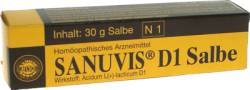 SANUVIS D 1 Salbe 30 g von SANUM-KEHLBECK GmbH & Co. KG