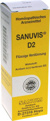 SANUVIS D 2 Tropfen 30 ml von SANUM-KEHLBECK GmbH & Co. KG