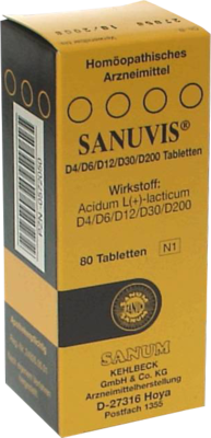 SANUVIS Tabletten 80 St von SANUM-KEHLBECK GmbH & Co. KG
