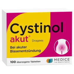 CYSTINOL akut Dragees 100 St Überzogene Tabletten von Medice Arzneimittel Pütter GmbH & Co. KG