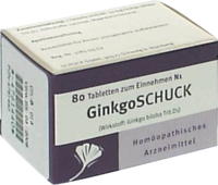 GINKGOSCHUCK Tabletten 80 St von SCHUCK GmbH Arzneimittelfabrik