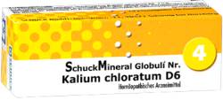 SCHUCKMINERAL Globuli 4 Kalium chloratum D6 7.5 g von SCHUCK GmbH Arzneimittelfabrik