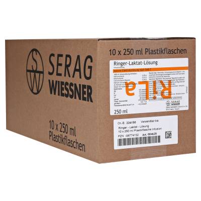 "RINGER LAKTAT Lösung Plastik 10x250 Milliliter" von "SERAG-WIESSNER GmbH & Co. KG"