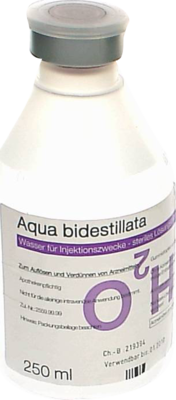 AQUA BIDEST Plastik 250 ml von SERAG-WIESSNER GmbH & Co.KG