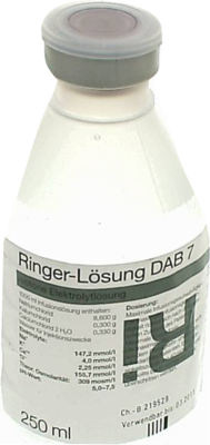 RINGER L�SUNG DAB 7 Plastik 250 ml von SERAG-WIESSNER GmbH & Co.KG