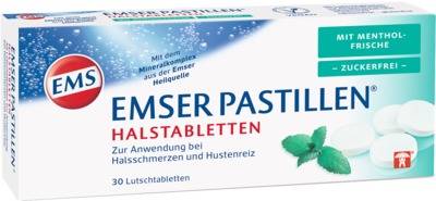 EMSER Pastillen mit Mentholfrische zuckerfrei von Sidroga Gesellschaft für Gesundheitsprodukte mbH