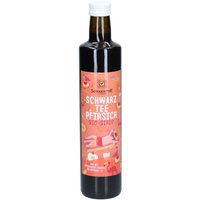 SonnentoR® Schwarztee-Pfirsich Eistee Sirup von SONNENTOR