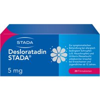 Desloratadin Stada® 5 mg Filmtabletten, zur symptomatischen Behandlung allergischer Erkrankungen wie Heuschnupfen von STADA (STADA Consumer Health Deutschland Gmbh)