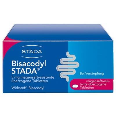 BISACODYL STADA 5 mg magensaftres.�berzog.Tabl. 100 St von STADA Consumer Health Deutschland GmbH
