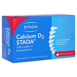 "Calcium D3 STADA 1000mg/880 I.E. Brausetabletten 120 Stück" von "STADA Consumer Health Deutschland GmbH"