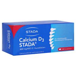 "Calcium D3 STADA 600mg/400 I.E. Kautabletten 120 Stück" von "STADA Consumer Health Deutschland GmbH"