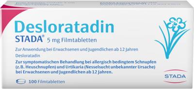 DESLORATADIN STADA 5 mg Filmtabletten 100 St von STADA Consumer Health Deutschland GmbH