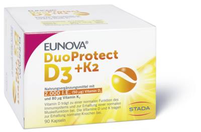 EUNOVA DuoProtect D3+K2 2000 I.E./80 �g Kapseln 21,3 g von STADA Consumer Health Deutschland GmbH