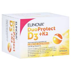 "Eunova Duoprotect D3+k2 1000 I.E./80 µg Kapseln 90 Stück" von "STADA Consumer Health Deutschland GmbH"