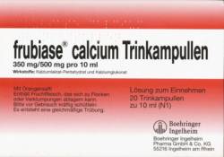 FRUBIASE CALCIUM T Trinkampullen 20 St von STADA Consumer Health Deutschland GmbH