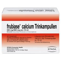 "Frubiase Calcium 350mg/500mg Trinkampullen 5x20 Stück" von "STADA Consumer Health Deutschland GmbH"