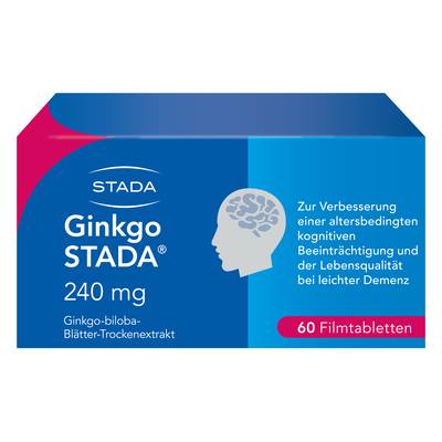 GINKGO STADA 240 mg Filmtabletten 60 St von STADA Consumer Health Deutschland GmbH