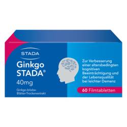 GINKGO STADA 40 mg Filmtabletten 60 St von STADA Consumer Health Deutschland GmbH