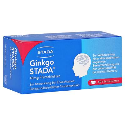 "Ginkgo STADA 40mg Filmtabletten 60 Stück" von "STADA Consumer Health Deutschland GmbH"