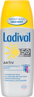 LADIVAL Aktiv Sonnenschutz Spray LSF 50+ 150 ml von STADA Consumer Health Deutschland GmbH