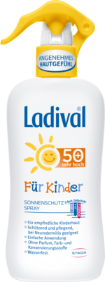 LADIVAL Kinder Sonnenschutz Spray LSF 50+ 200 ml von STADA Consumer Health Deutschland GmbH