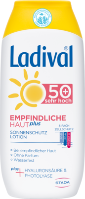 LADIVAL empfindliche Haut Plus LSF 50+ Lotion 200 ml von STADA Consumer Health Deutschland GmbH