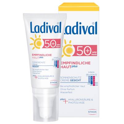 Ladival empfindliche Haut PLUS Creme für Gesicht LSF 50+ von STADA Consumer Health Deutschland GmbH