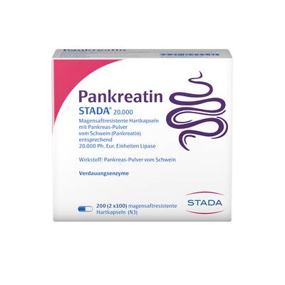 PANKREATIN STADA 20.000 magensaftres.Hartkapseln 200 St von STADA Consumer Health Deutschland GmbH