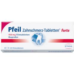Pfeil Zahnschmerz-Tabletten forte 400mg von STADA Consumer Health Deutschland GmbH