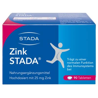 ZINK STADA 25 mg Tabletten 90 St von STADA Consumer Health Deutschland GmbH
