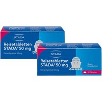 Reisetabletten Stada® 50 mg, zur Vorbeugung und Behandlung von Reisekrankheit, Schwindel, Übelkeit und Erbrechen von STADA