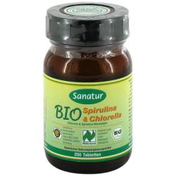 BIOSPIRULINA & Biochlorella 2in1 Tabletten 100 g von Sanatur GmbH