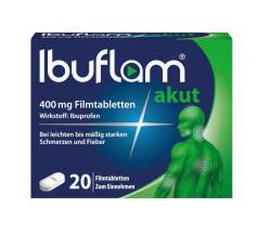 Ibuflam akut: 400 mg Ibuprofen Schmerztabletten von A. Nattermann & Cie GmbH