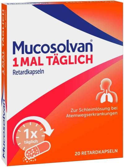 Mucosolvan 1mal täglich 20 Retardkapseln von A. Nattermann & Cie GmbH