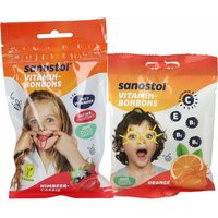 Sanostol® Vitamin-Bonbons Orange + Sanostol® Vitamin-Bonbons Himbeer-Cassis von Sanostol