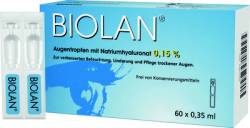 BIOLAN Augentropfen Einzeldosispipetten 60X0.35 ml von Santen GmbH