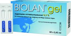BIOLAN Gel Augentropfen 60X0.45 ml von Santen GmbH