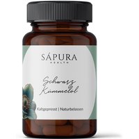 Schwarzkümmelöl Kapseln kaltgepresst naturbelassen | Sapura® von Sapura