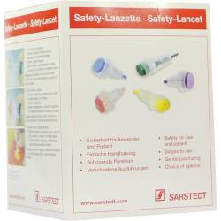 SAFETY Lanzette 21 G norm.grün Einst.Tiefe 1,8 mm 200 St Lanzetten von Sarstedt AG & Co. KG