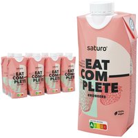 Saturo Trinknahrung Vegan Erdbeere| Astronautennahrung Mit Protein | Trinkmahlzeit Mit Nährstoffen von Saturo