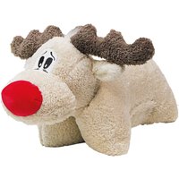 Kopfkissen 'Red Nose Elch' für Hunde - Weihnachten - Kuscheln und Spielen im einem von Schecker