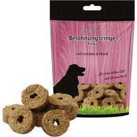Schecker Belohnungsringe Cerealien und Strauß - leckere, weiche Leckerli für Hunde von Schecker