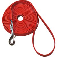 Schecker Biothane® Schleppleine mit Handschlaufe rot -10 m /16mm - Hundeleine von Schecker