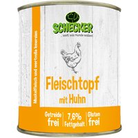 Schecker Fleischtopf mit Huhn - getreidefrei - glutenfrei - in Deutschland herstellt von Schecker