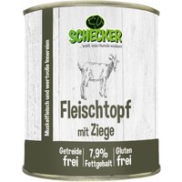 Schecker Fleischtopf mit Ziege - getreidefrei - glutenfrei - in Deutschland herstellt von Schecker