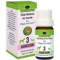 Schecker Vital Globuli - Aggression für Hunde von Schecker