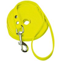 Schecker gelb Biothane® Schleppleine mit Handschlaufe - 5m/16mm - witterungsbeständig und reißfest von Schecker