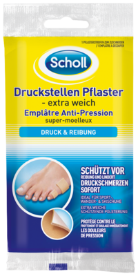 SCHOLL Druckstellen Pflaster extra weich 1 St von Scholl's Wellness Company GmbH